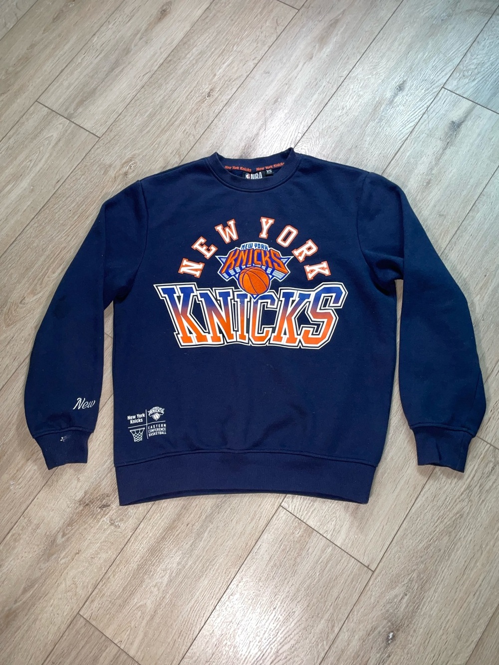 Officially Licensed New York Knicks Navy Crewneck